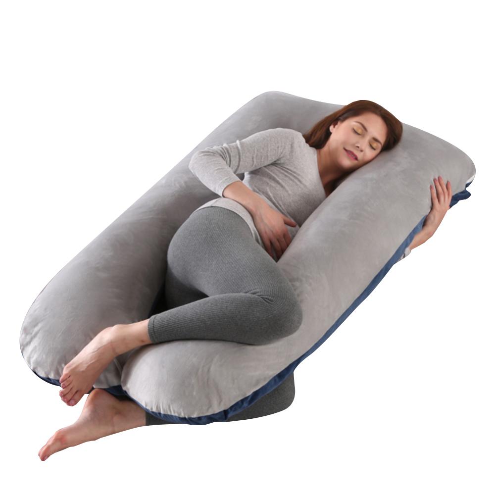 Crystal Velvet U-Shaped Whole Body Maternity Pillow SP