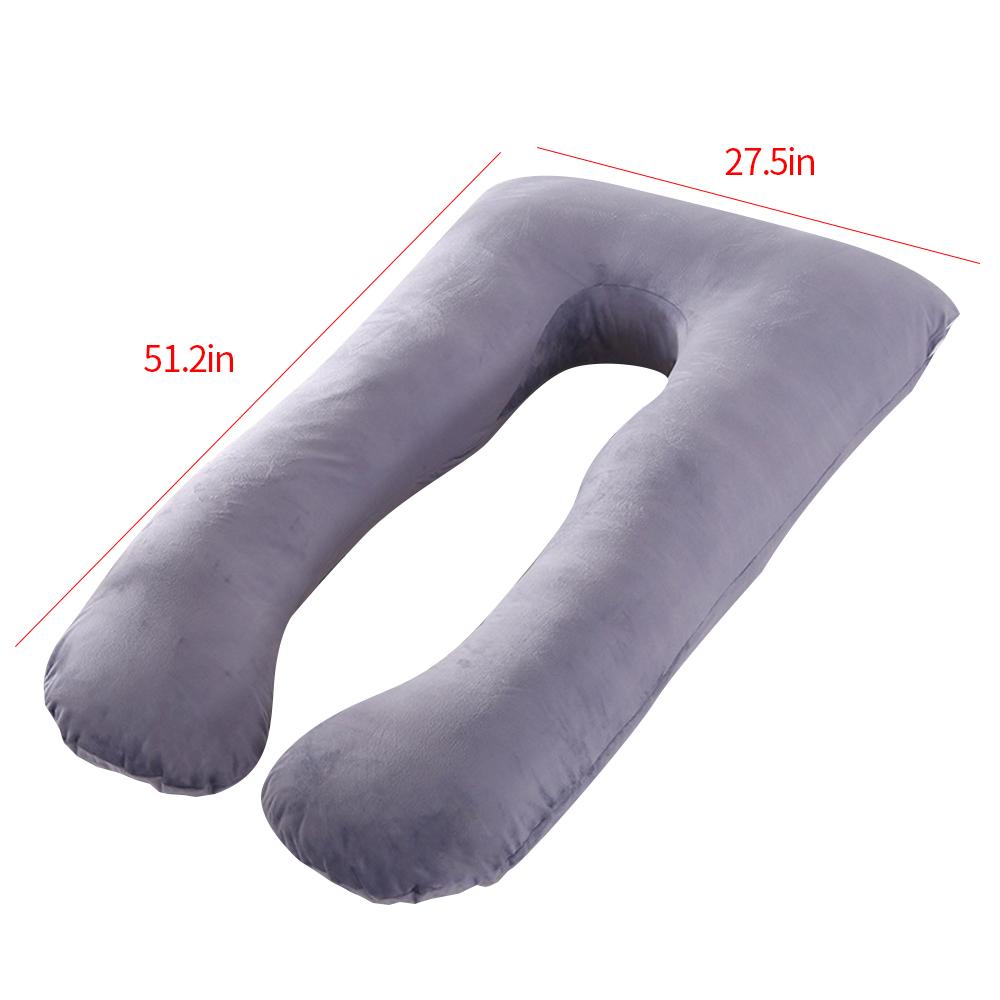 Crystal Velvet U-Shaped Whole Body Maternity Pillow SP
