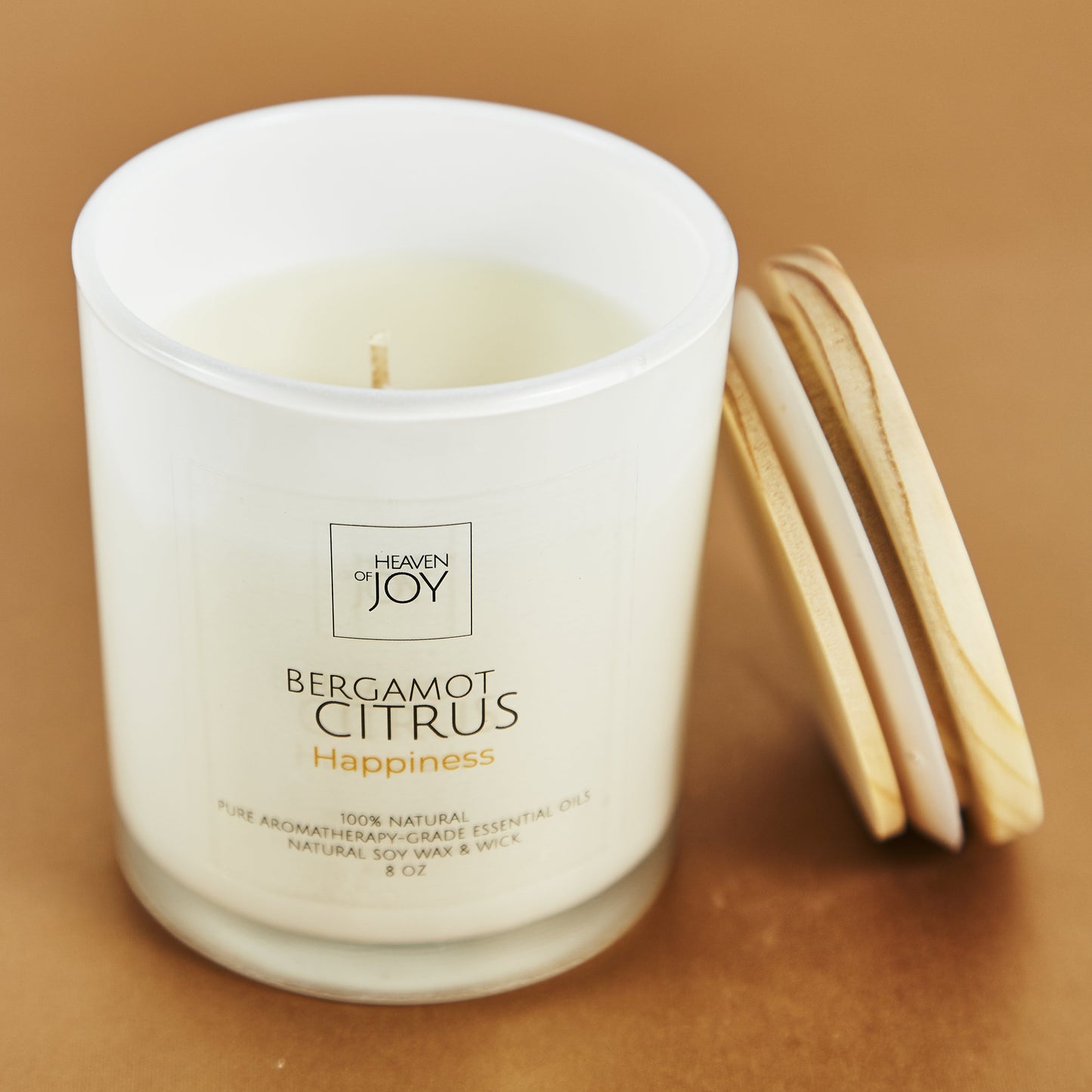 Bergamot Citrus Candle, 100% Aroma Candle