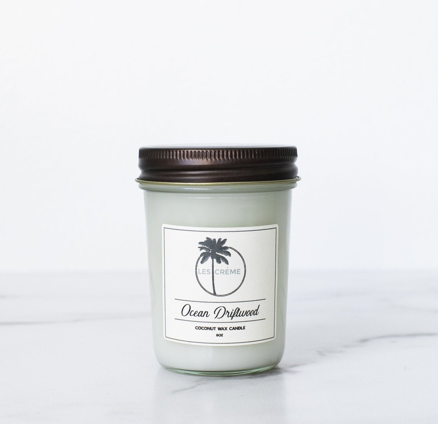 Ocean Driftwood Scent Coconut Wax Candle