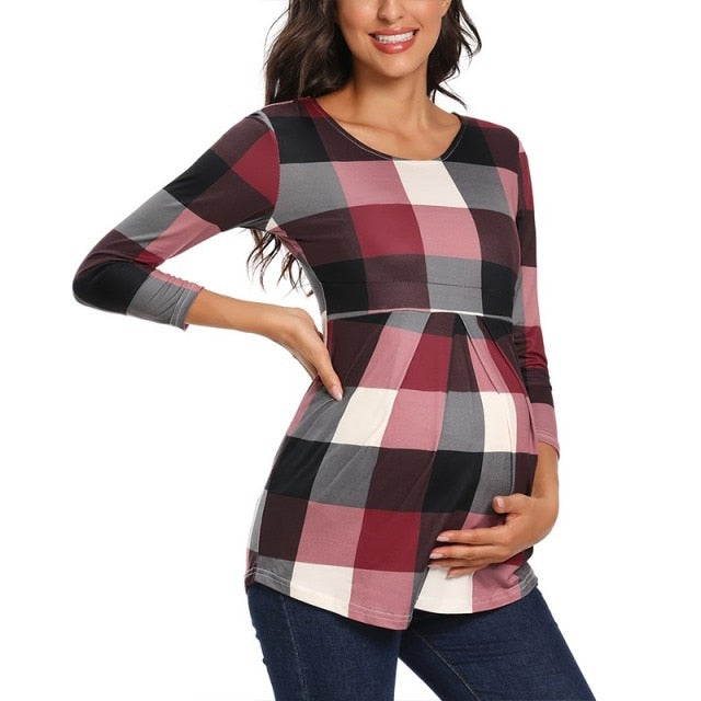 Elegant Ladies Maternity Short Sleeve Tees