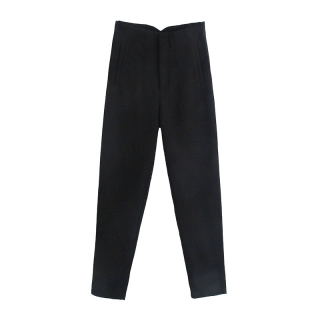 Aonibeier Za High Waisted Pants *Office Lady*