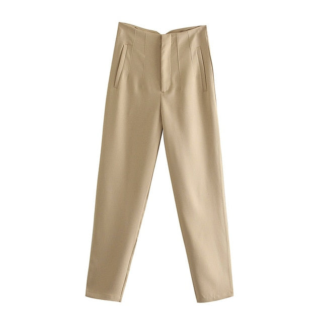 Aonibeier Za High Waisted Pants *Office Lady*