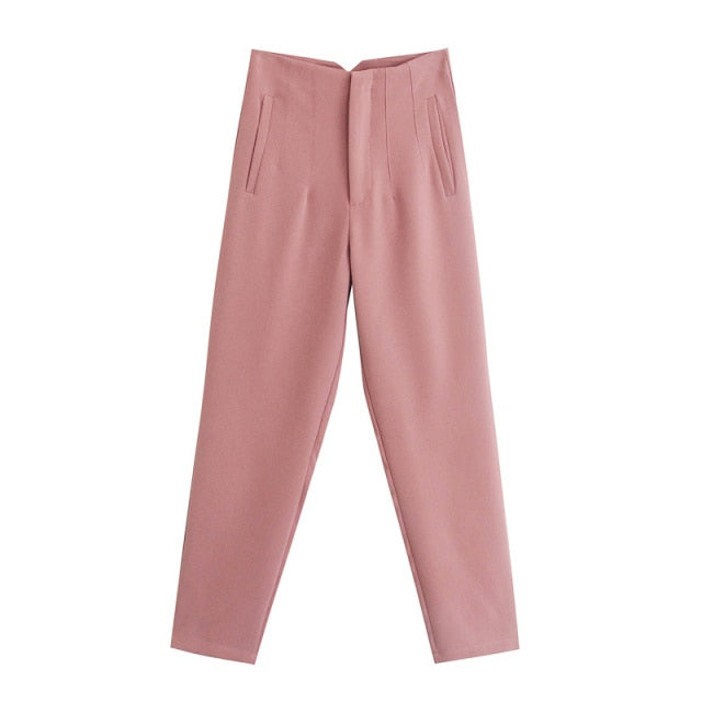 Aonibeier Za High Waisted Pants *Office Lady*