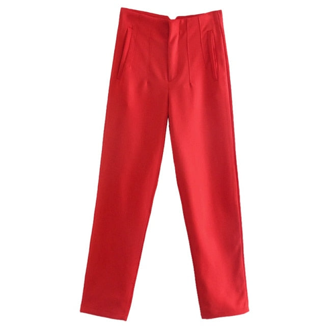 Aonibeier Za High Waisted Pants *Office Lady*