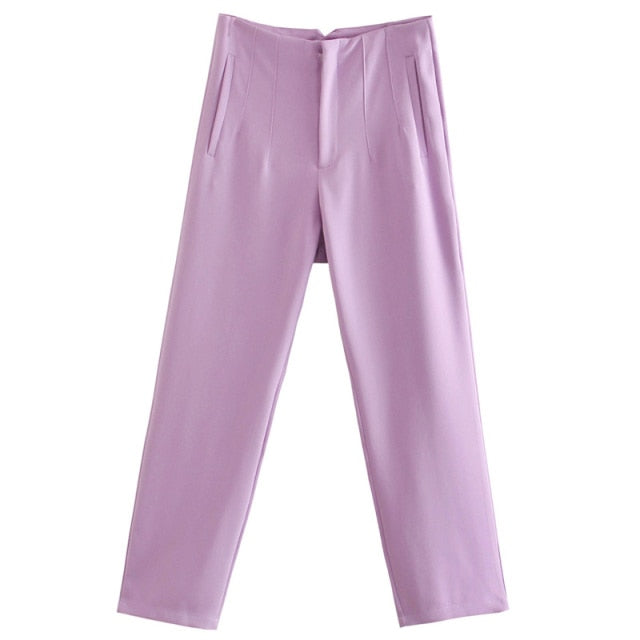 Aonibeier Za High Waisted Pants *Office Lady*