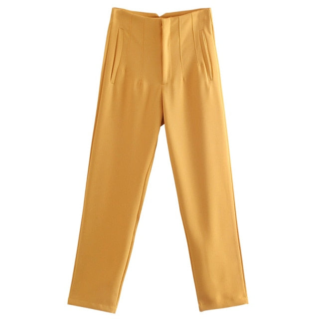 Aonibeier Za High Waisted Pants *Office Lady*