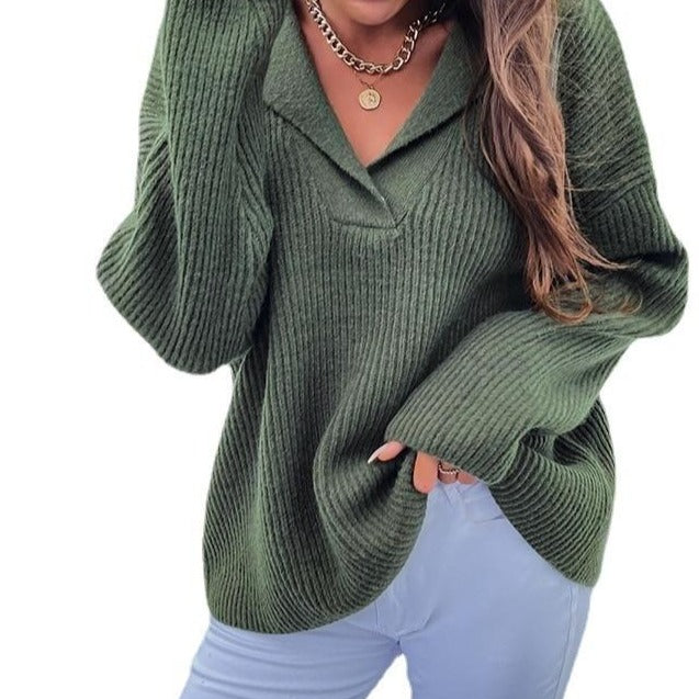 Knitted Sweater Women's Sweaters and Pullovers