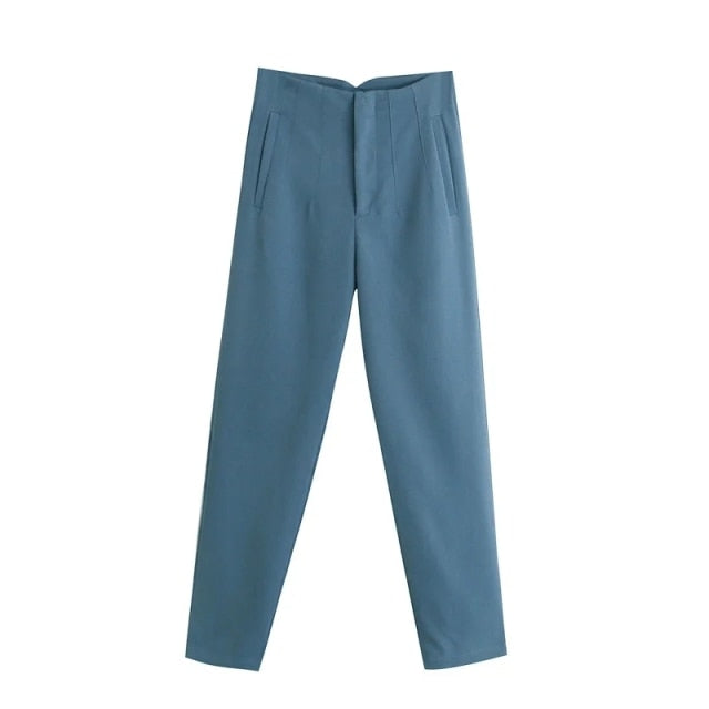 Aonibeier Za High Waisted Pants *Office Lady*