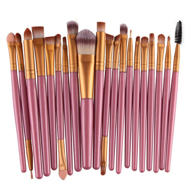 20Pcs Professional Makeup Brushes (Set)