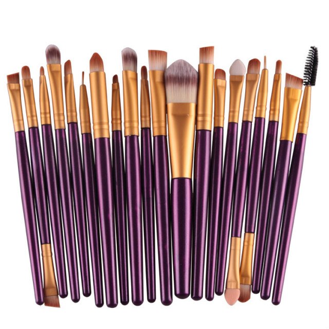 20Pcs Professional Makeup Brushes (Set)