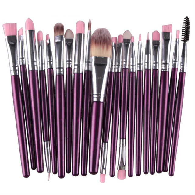 20Pcs Professional Makeup Brushes (Set)