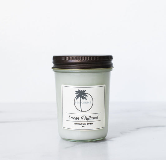 Ocean Driftwood Scent Coconut Wax Candle