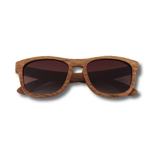 Real Zebra All Wood Jacks Sunglasses by WUDN