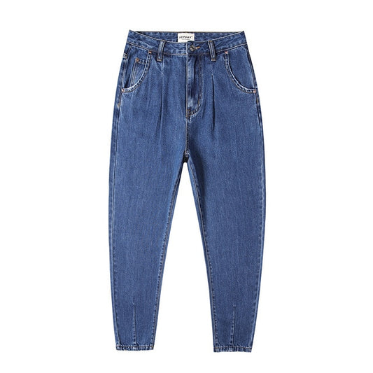 High Waisted Mom Jeans Straight Jeans