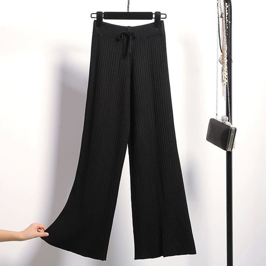 Vangull Knitted Wide Leg Pants