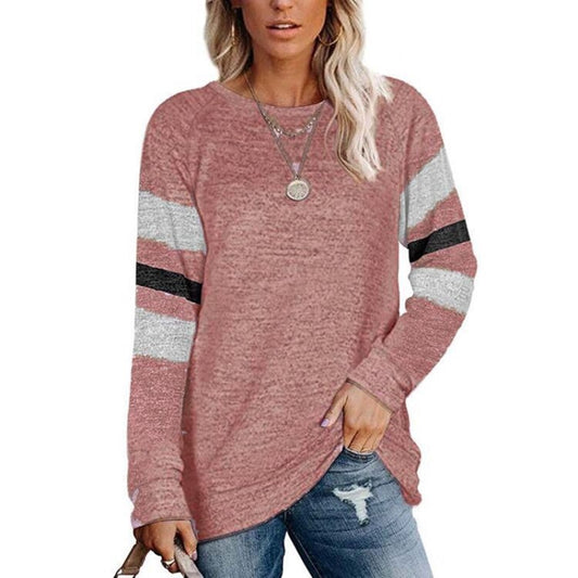 Women's Striped Long Sleeve Top - Oversized T Shirt (various colors)